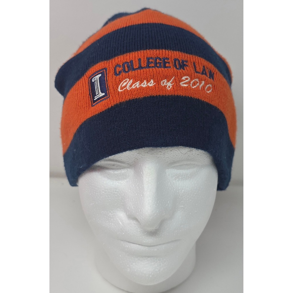 University of Illinois College of‎ Law Class of 2010 Beanie Hat Knit Cap Orange